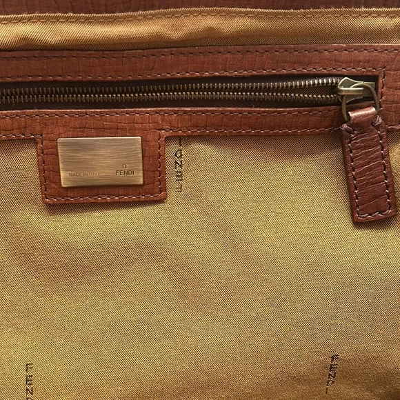 🌼🌺🌸FENDİ AUTHENTIC VINTAGE ZÜCCA DU JOUR BAG - Picture 9 of 14
